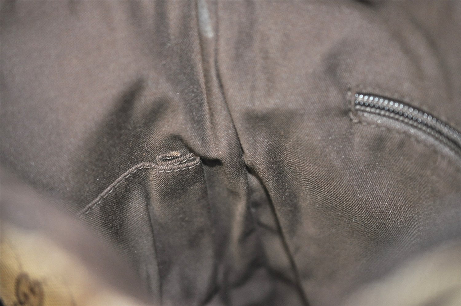 Authentic GUCCI Shoulder Cross Body Bag GG Canvas Leather 145857 Brown 5430I