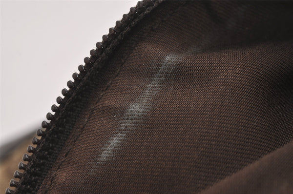 Authentic GUCCI Shoulder Cross Body Bag GG Canvas Leather 145857 Brown 5430I