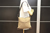 Authentic GUCCI Shoulder Cross Body Bag GG Canvas Leather 145857 Brown 5430I