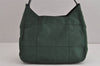 Authentic PRADA Vintage Nylon Tessuto Plastic Shoulder Bag Purse Green 5432J