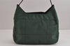 Authentic PRADA Vintage Nylon Tessuto Plastic Shoulder Bag Purse Green 5432J