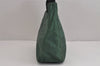 Authentic PRADA Vintage Nylon Tessuto Plastic Shoulder Bag Purse Green 5432J