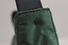 Authentic PRADA Vintage Nylon Tessuto Plastic Shoulder Bag Purse Green 5432J