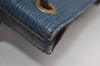 Authentic Louis Vuitton Epi Petit Noe Bi-color Blue x Black Drawstring Bag 5434I