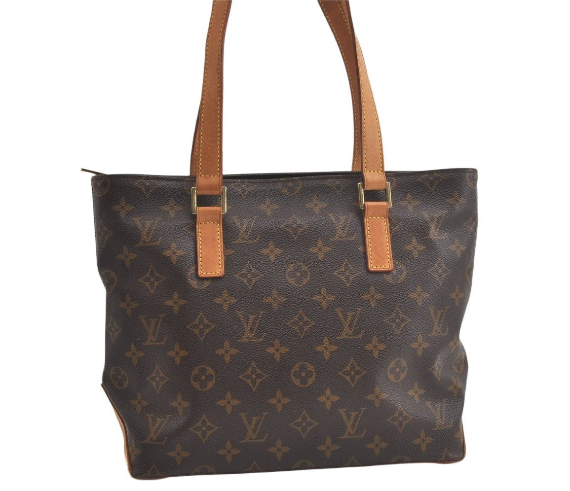 Authentic Louis Vuitton Monogram Cabas Piano Shoulder Tote Bag M51148 LV 5434K