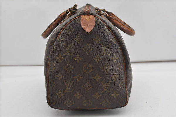 Authentic Louis Vuitton Monogram Speedy 30 Hand Boston Bag Old Model LV 5435I