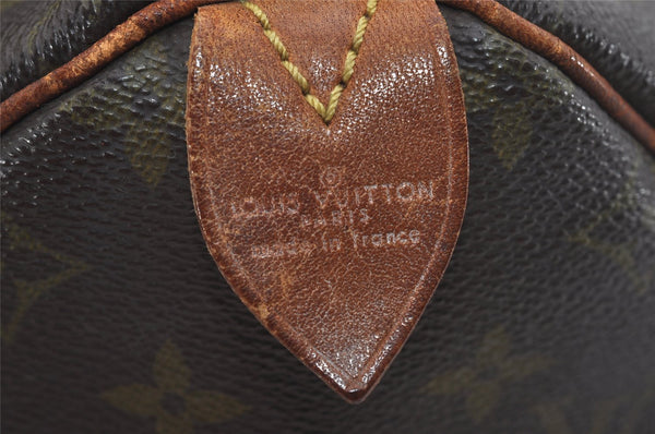 Authentic Louis Vuitton Monogram Speedy 30 Hand Boston Bag Old Model LV 5435I
