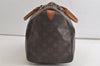 Authentic Louis Vuitton Monogram Speedy 30 Hand Boston Bag M41526 LV 5435K