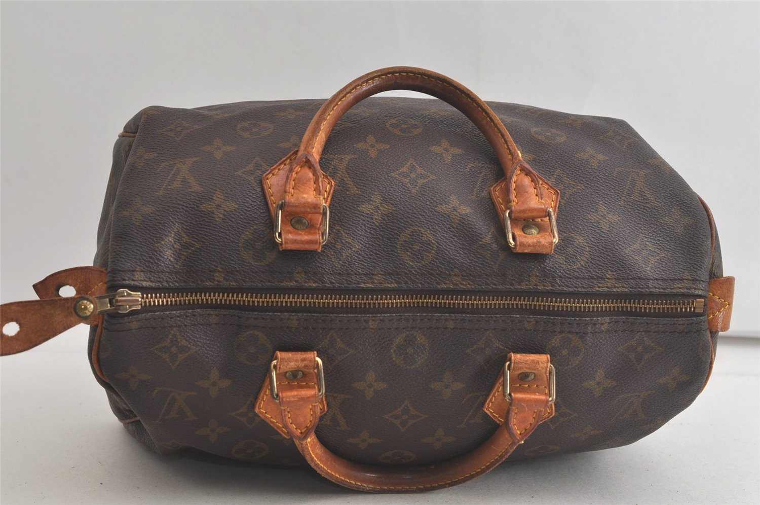 Authentic Louis Vuitton Monogram Speedy 30 Hand Boston Bag M41526 LV 5435K