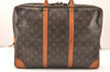 Authentic Louis Vuitton Monogram Porte Documents Voyage M53361 Briefcase 5436K