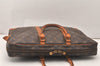 Authentic Louis Vuitton Monogram Porte Documents Voyage M53361 Briefcase 5436K