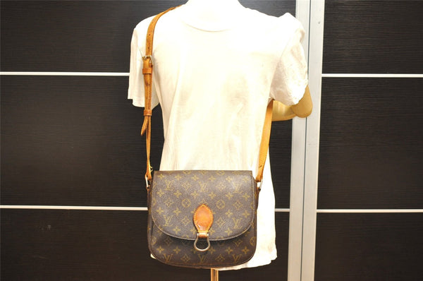 Auth Louis Vuitton Monogram Saint Cloud GM Shoulder Cross Bag Old Model LV 5438I