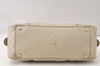 Authentic GUCCI Princy Guccissima GG Leather Hand Bag 163720 White 5439K