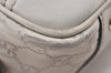 Authentic GUCCI Princy Guccissima GG Leather Hand Bag 163720 White 5439K
