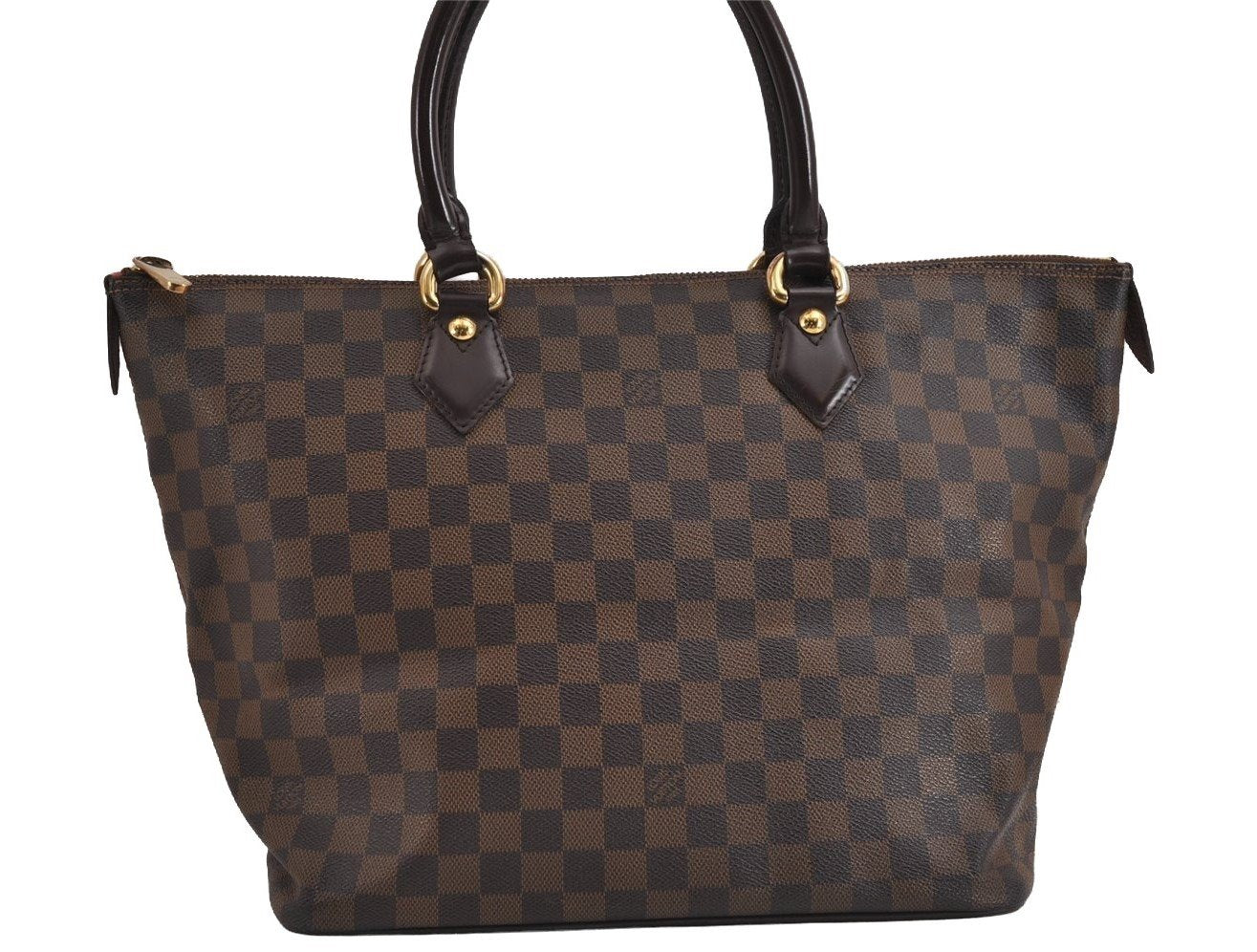 Authentic Louis Vuitton Damier Saleya MM Shoulder Tote Bag N51182 LV 5440J