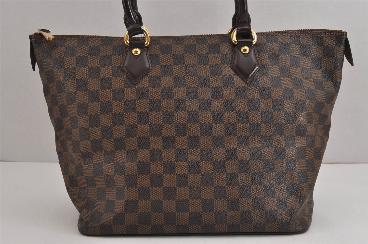 Authentic Louis Vuitton Damier Saleya MM Shoulder Tote Bag N51182 LV 5440J