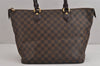 Authentic Louis Vuitton Damier Saleya MM Shoulder Tote Bag N51182 LV 5440J