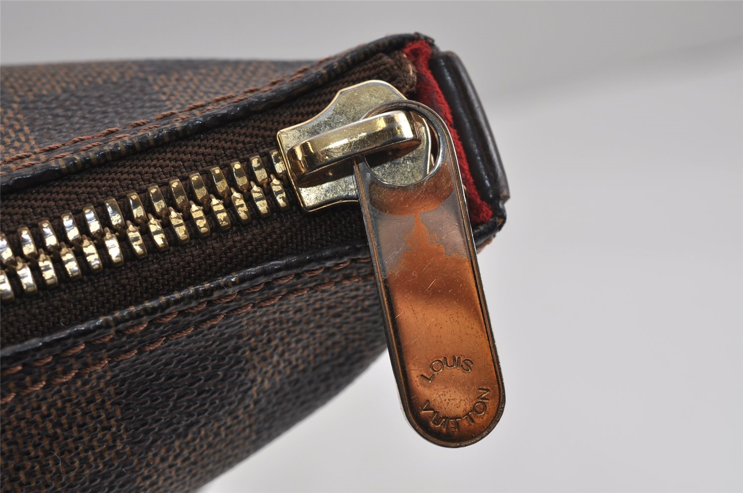 Authentic Louis Vuitton Damier Saleya MM Shoulder Tote Bag N51182 LV 5440J