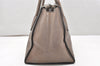 Authentic PRADA Vintage Leather Nappa 2Way Shoulder Hand Bag Gray 5440K