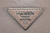 Authentic PRADA Vintage Leather Nappa 2Way Shoulder Hand Bag Gray 5440K