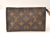 Authentic Louis Vuitton Monogram Pouch For Bucket PM LV Junk 5443K