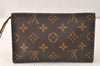 Authentic Louis Vuitton Monogram Pouch For Bucket PM LV Junk 5443K