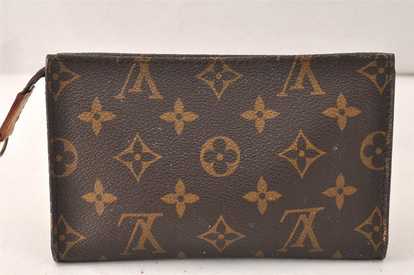 Authentic Louis Vuitton Monogram Pouch For Bucket PM LV Junk 5443K