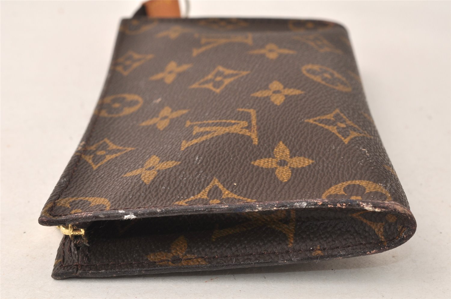 Authentic Louis Vuitton Monogram Pouch For Bucket PM LV Junk 5443K