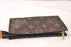 Authentic Louis Vuitton Monogram Pouch For Bucket PM LV Junk 5443K