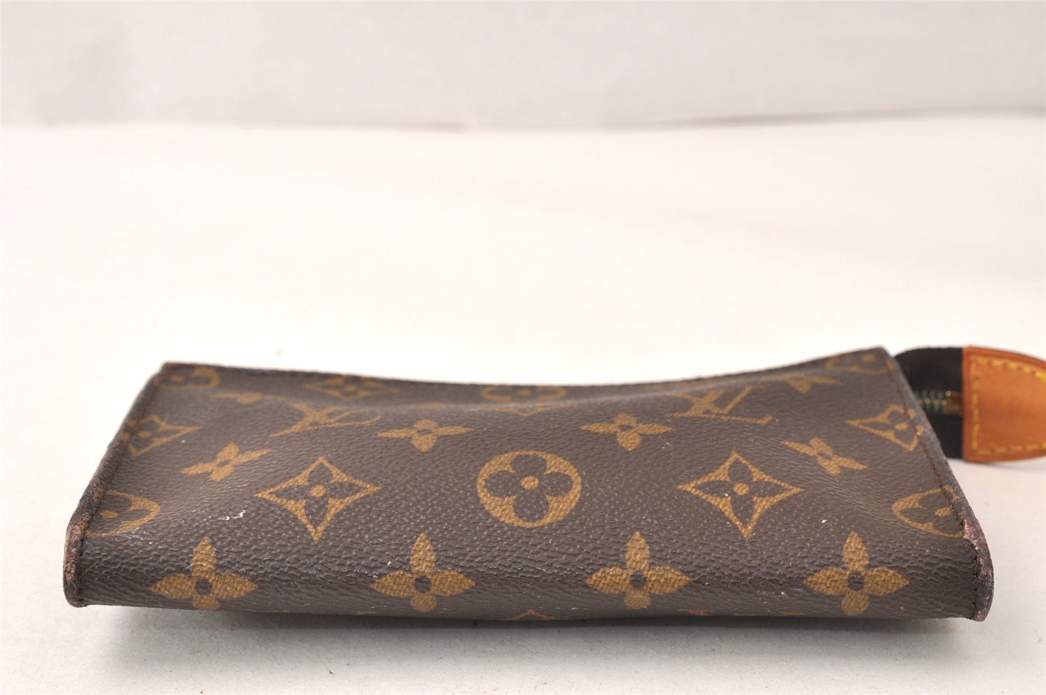 Authentic Louis Vuitton Monogram Pouch For Bucket PM LV Junk 5443K