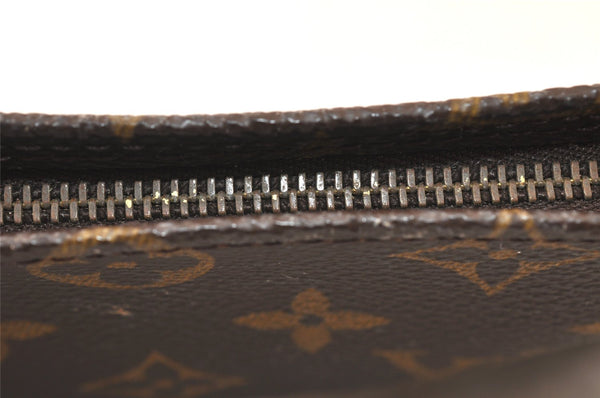 Authentic Louis Vuitton Monogram Pouch For Bucket PM LV Junk 5443K