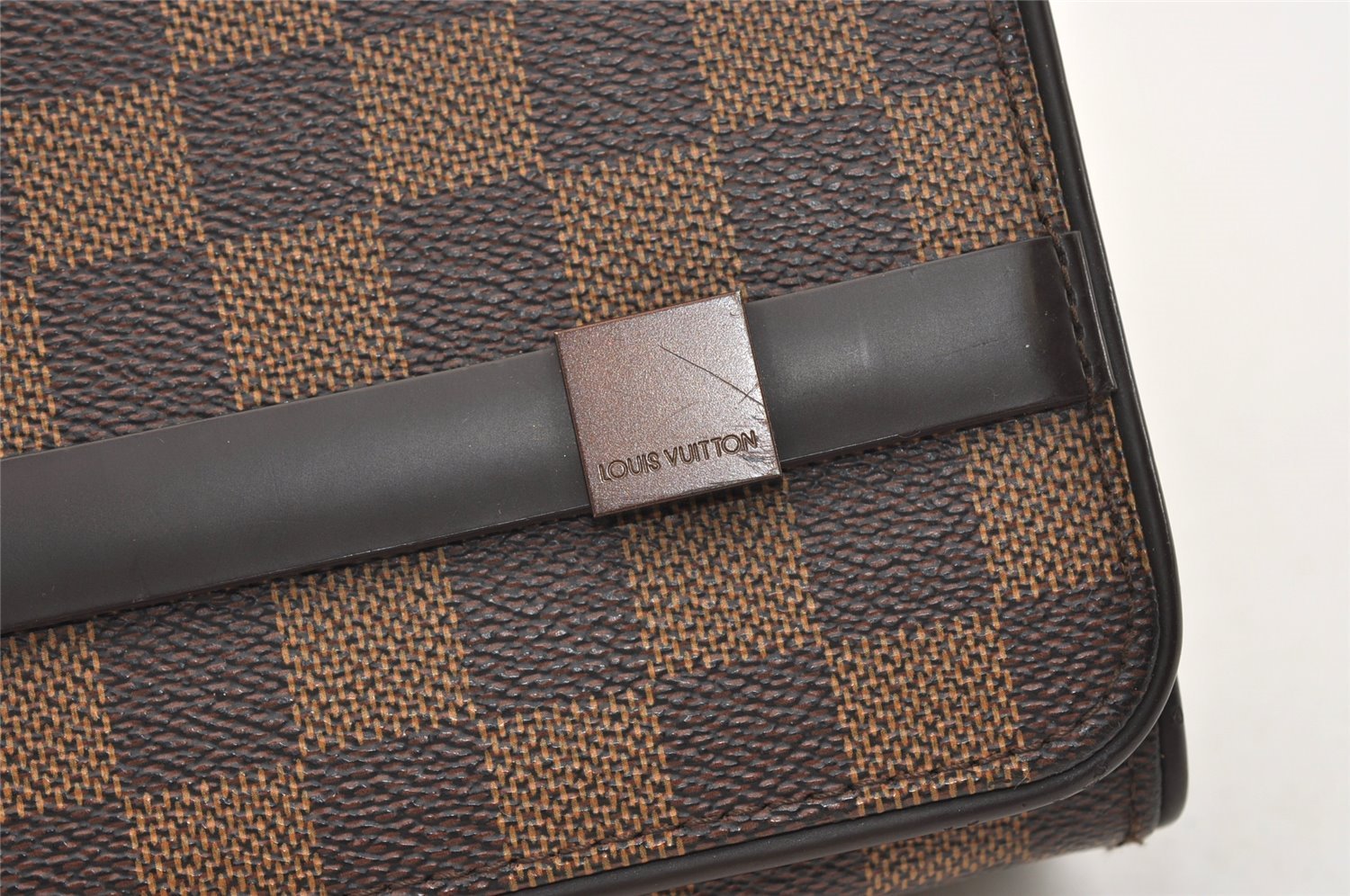 Authentic Louis Vuitton Damier Tribeca Carre Shoulder Hand Bag N51161 LV 5444J