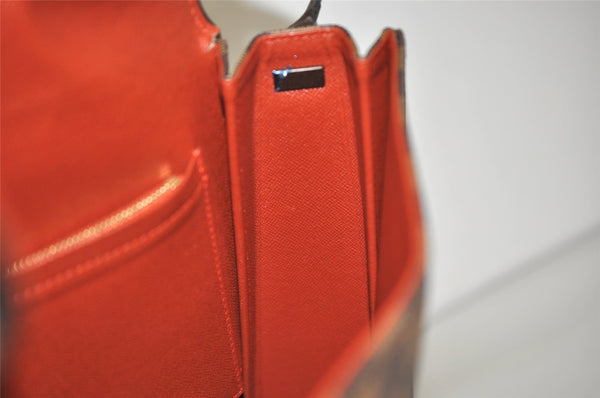 Authentic Louis Vuitton Damier Tribeca Carre Shoulder Hand Bag N51161 LV 5444J