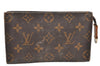 Authentic Louis Vuitton Monogram Pouch For Bucket PM LV Junk 5444K