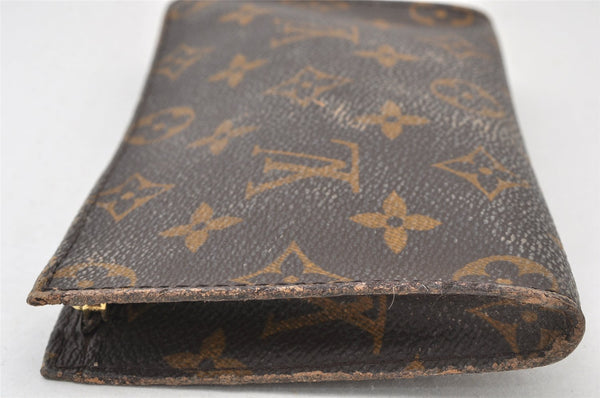 Authentic Louis Vuitton Monogram Pouch For Bucket PM LV Junk 5444K