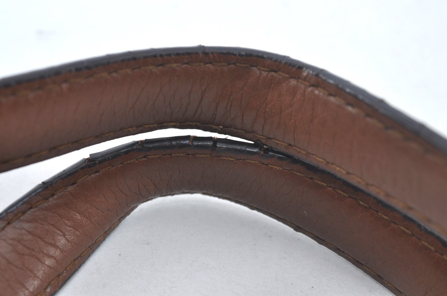 Authentic GUCCI Ride Vintage 2Way Shoulder Tote Bag Leather 269963 Brown 5445J