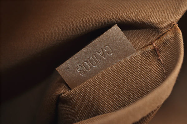 Auth Louis Vuitton Monogram Mat Sutter Shoulder Cross Bag Gold M55167 LV 5446J