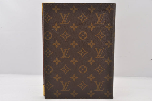 Authentic Louis Vuitton Monogram Agenda Bureau Note book Cover Old Model 5446K