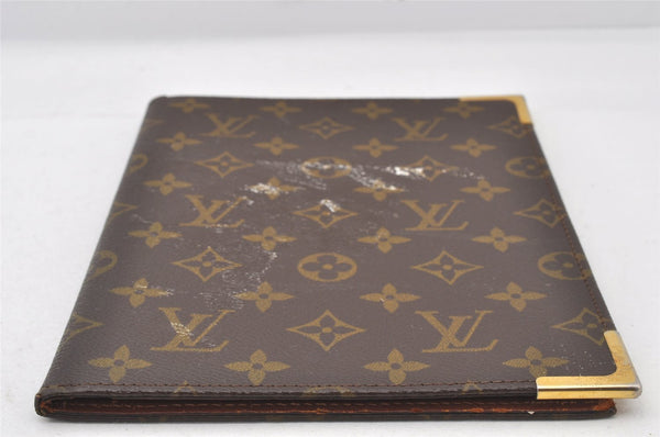 Authentic Louis Vuitton Monogram Agenda Bureau Note book Cover Old Model 5446K