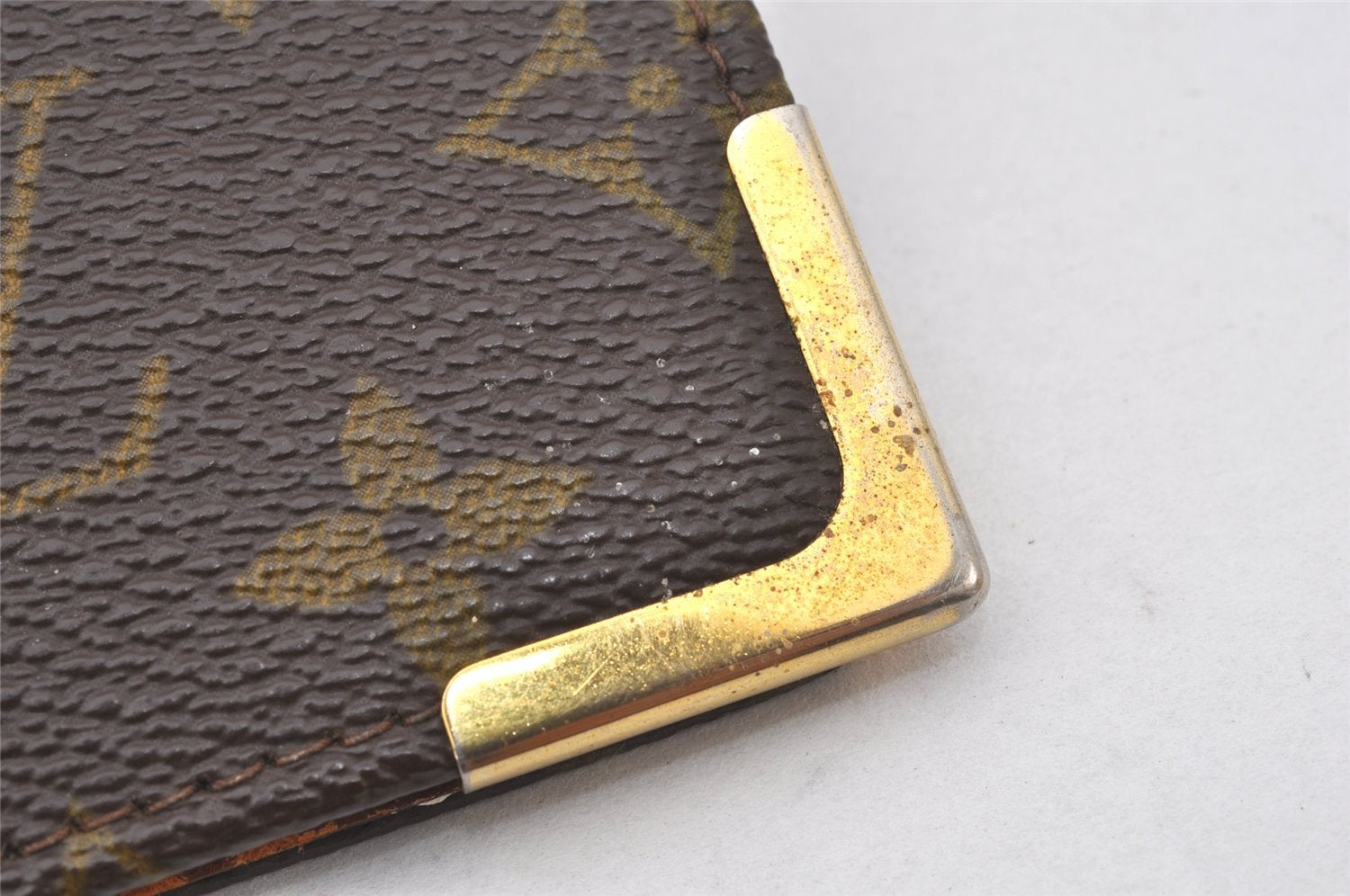 Authentic Louis Vuitton Monogram Agenda Bureau Note book Cover Old Model 5446K