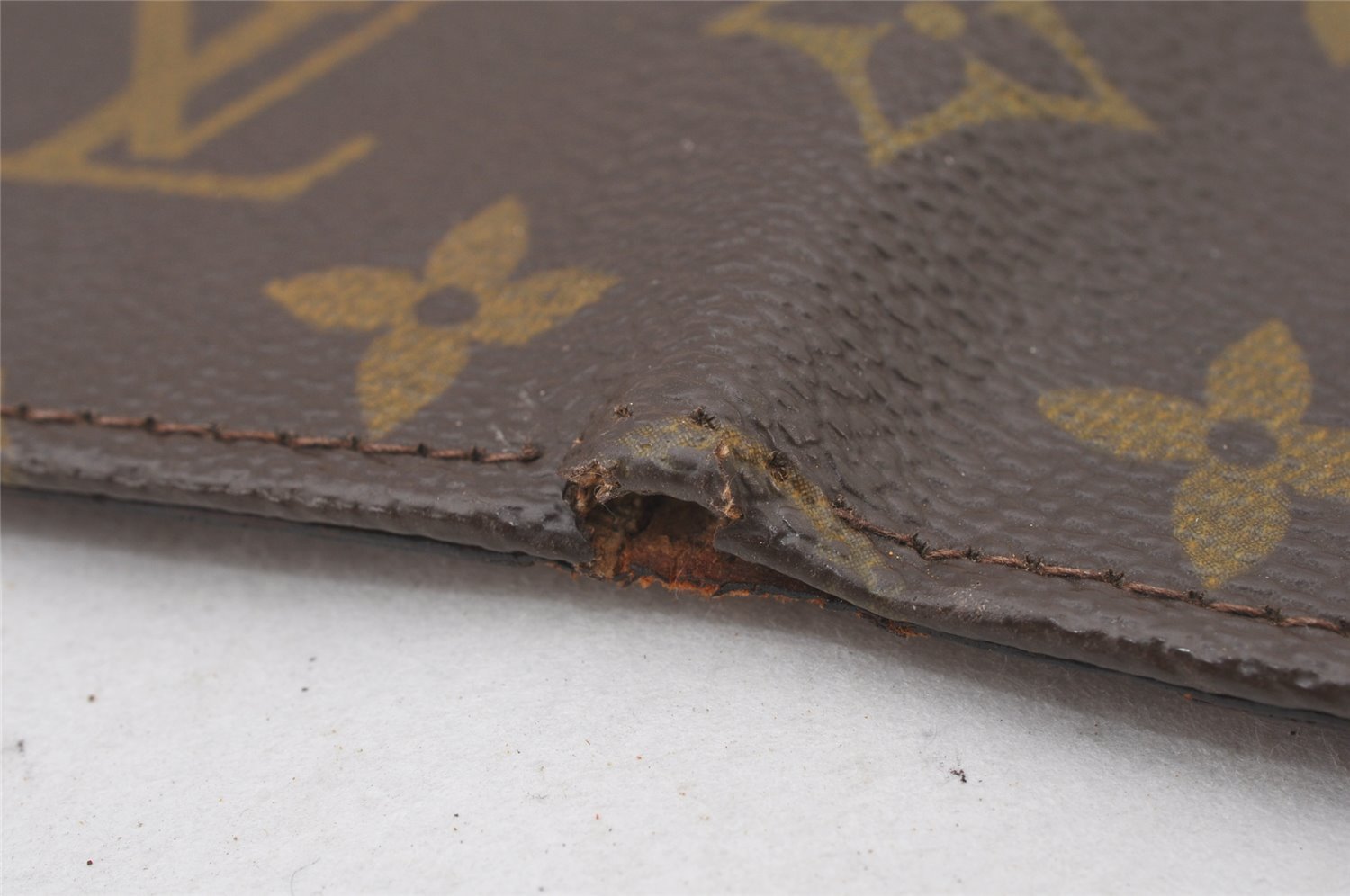 Authentic Louis Vuitton Monogram Agenda Bureau Note book Cover Old Model 5446K