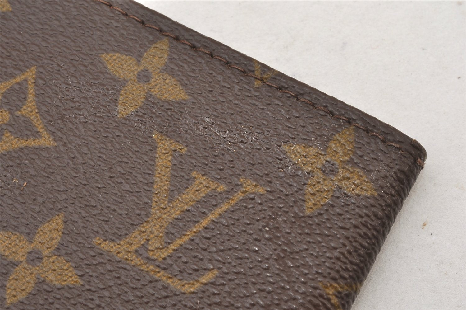 Authentic Louis Vuitton Monogram Agenda Bureau Note book Cover Old Model 5446K