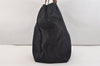 Authentic GUCCI Shoulder Tote Bag GG Nylon Leather 286198 Navy Blue 5447J