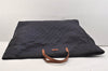 Authentic GUCCI Shoulder Tote Bag GG Nylon Leather 286198 Navy Blue 5447J