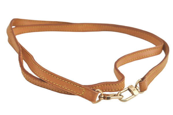 Authentic Louis Vuitton Leather Shoulder Strap Beige 48.4" LV 5448K