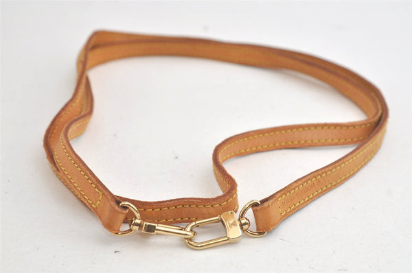 Authentic Louis Vuitton Leather Shoulder Strap Beige 48.4" LV 5448K