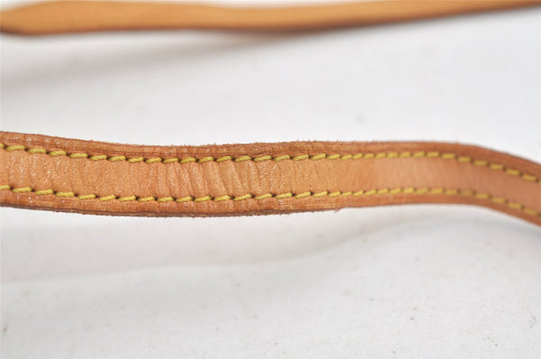 Authentic Louis Vuitton Leather Shoulder Strap Beige 48.4" LV 5448K