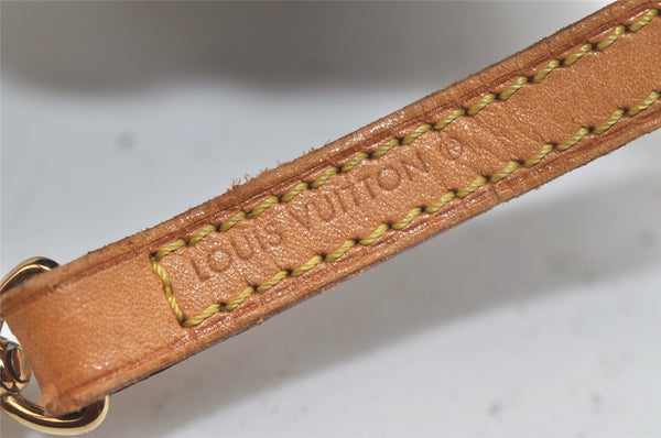 Authentic Louis Vuitton Leather Shoulder Strap Beige 48.4" LV 5448K