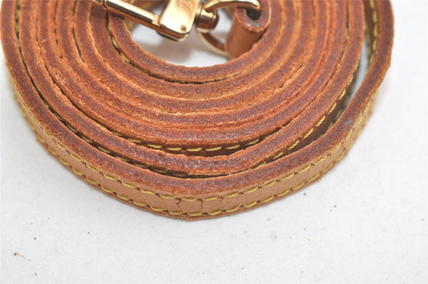Authentic Louis Vuitton Leather Shoulder Strap Beige 48.4" LV 5448K