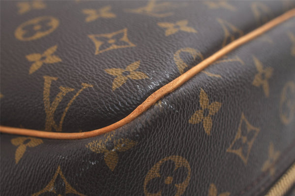 Authentic Louis Vuitton Monogram Alize 1 Poches 2 Way Travel Bag M41393 LV 5450K